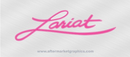 Ford Lariat Decals - Pair (2 pieces)